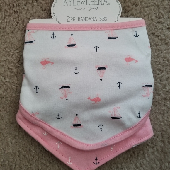 Kyle and Deena Other - 2 Pack Girls Bandana Bibs